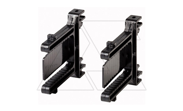 SKF-HA, адаптер для рейки DIN с прозрачн.защелкивающ.окошком, встраив.EASY спереди
