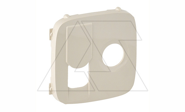 Valena Allure - Лицевая панель розетки TV-RJ45, слоновая кость