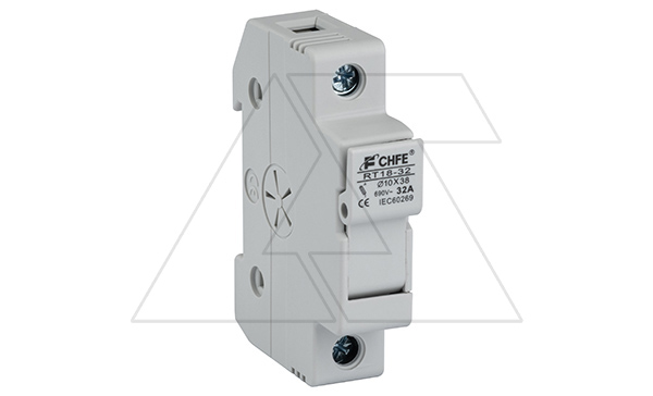 Держатель вставок плавких цилиндр., 1P, 32A, 690VAC, 10x38mm, 1M