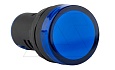 Индикатор светодиодный моноблочный AD116-22DS, синий, LED 24VAC/DC, IP65, 22mm от интернет-магазина amperkin.by