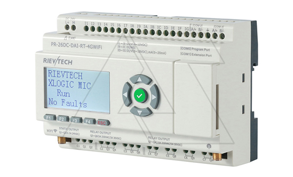 Программируемый логический контроллер PR-26DC-DAI-RT-4GWIFI, 12_24VDC, 16DI(12AI), 2TO, 8RO, RTC, SD, RS485, Ethernet, 2G/4G/GSM, Wi-Fi, ЖКИ Программируемый логический контроллер PR-26DC-DAI-RT-4GWIFI, 12_24VDC, 16DI(12AI), 2TO, 8RO, RTC, SD, RS485, Ethernet, 2G/4G/GSM, Wi-Fi, ЖКИ