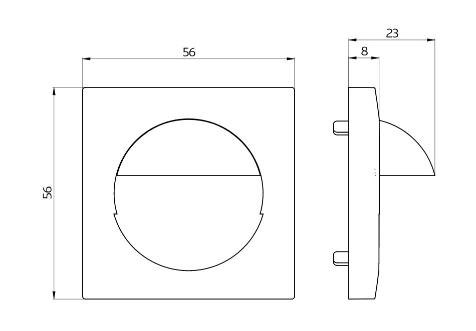 Рамка B.E.G. Адаптер Berker выключатель S.1
