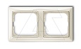Basic 55 - Рамка на 2 поста (шале-белый) от интернет-магазина amperkin.by