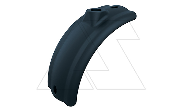 Крышка для установки сигнальной лампы на угловой сегмент ETR120, RAL5020, m=0,284кг