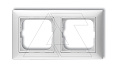 Basic 55 - Рамка на 2 поста (сл.кость, блистер) от интернет-магазина amperkin.by