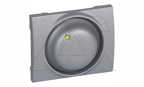 Galea Life - Обрамление для светорегулятора с поворотным выключ. с инд., Aluminium