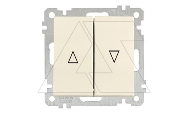 21 - Выключатель для управления рольставнями, пруж. зажимы, сл.кость