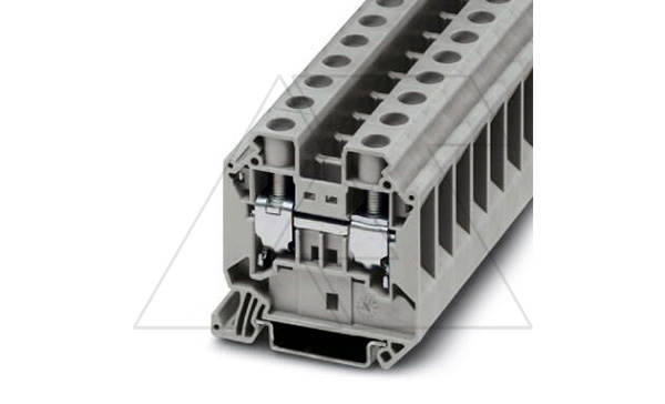 Клемма проходная UT 16 /12,2mm, винтовая, 2 присоед., 16(max 25)mm2, 76A, 1000V, серая