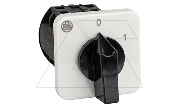 Переключатель BS 16 37 U, 7P, 20A, тип 0-1 (60°), 7NO на 1, 7.5kW(400VAC по АС-23), на дверь, фронт IP40