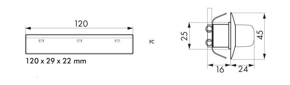 Датчик присутствия B.E.G. PD9-KNX-GH-DX-FC