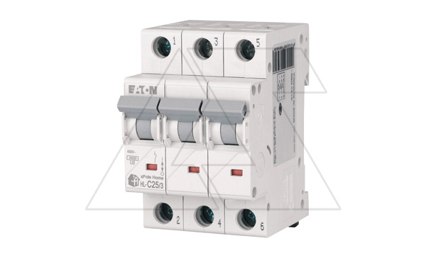Авт. выключатель HL-C25/3, 3P, 25A, хар-ка C, 4.5kA, 3M