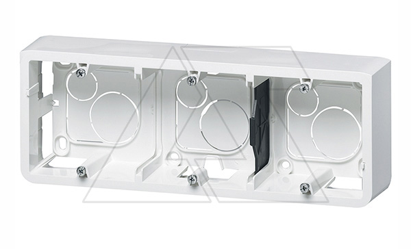 Mosaic - Накладная коробка 6М,8M или 3х2М, глубина 40мм, белый