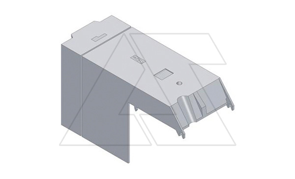 Поворотная защитная крышка CPUF35 для клемм типа D35, IP20, серый