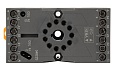 Цоколь SUB11-E, 3CO/11pin, 12A(300V), винтовой зажим, черный, на рейку DIN35/панель, для RUB3CO, R15, 60.13, RRD3, MT3, RUMC3, MK3 от интернет-магазина amperkin.by