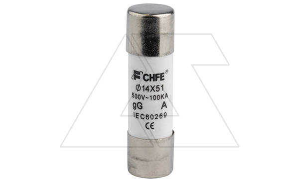 Вставка плавкая цилиндр., 16A, 500VAC, 120kA, 14х51mm, тип gG