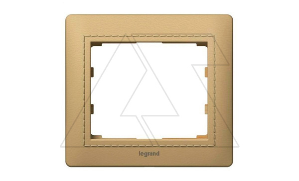 Galea Life - Рамка на 1 пост, Leather Havana