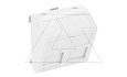 Корпус DTS-2RM RW1 для 2хRJ45 тип RM, пустой, 2M, наклонный вывод, белый, поликарбонат от интернет-магазина amperkin.by