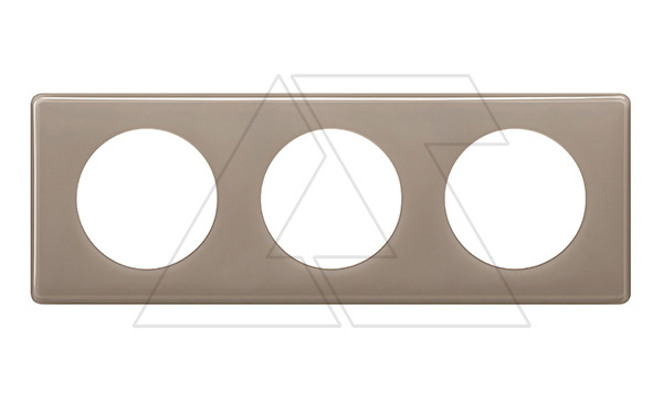 Celiane - Рамка 3 поста кофейный глянец