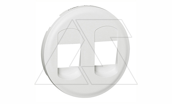 Celiane - Лицевая панель для розетки для колонок двойной белый