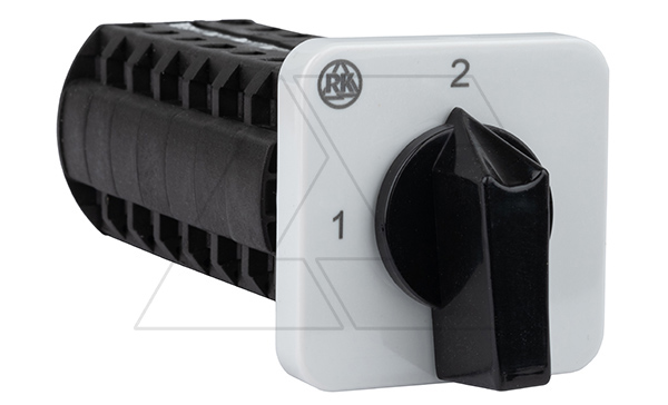 Переключатель BS 16 72K U, 7P, 20A, тип 1-2 (90°), 7NO на 1_2, без перемычек, на дверь, фронт IP40