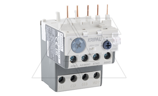 Реле тепловой перегрузки UKH-12M, It=12_16A, 1NO+1NC, CLASS 10A, прямой монтаж для UKC(D)-6_16M