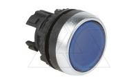 Osmoz - Конопка синяя с подсв. без фиксации M22, IP66, потайная