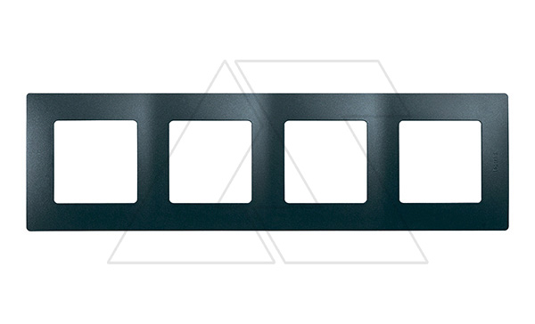 Etika - Рамка 4 поста (антрацит)
