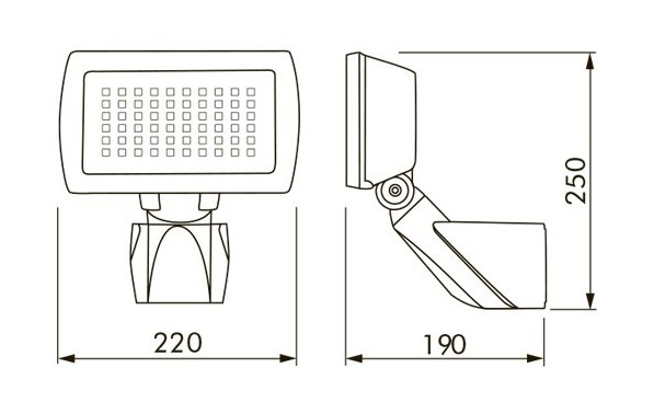 Прожектор светодиодный FL2N-LED белый