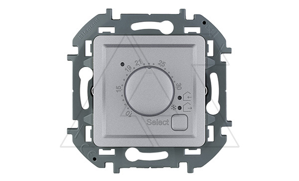 Inspiria - Термостат для теплых полов с внешним датчиком (алюминий)