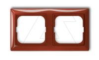 Basic 55 - Рамка на 2 поста (красный)