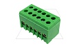 Клеммник Morek для заземления PE6H-2 2P 2x2,5_16 + 4x4_25mm² Cu, 63A, 500V, зеленый, IP20 от интернет-магазина amperkin.by