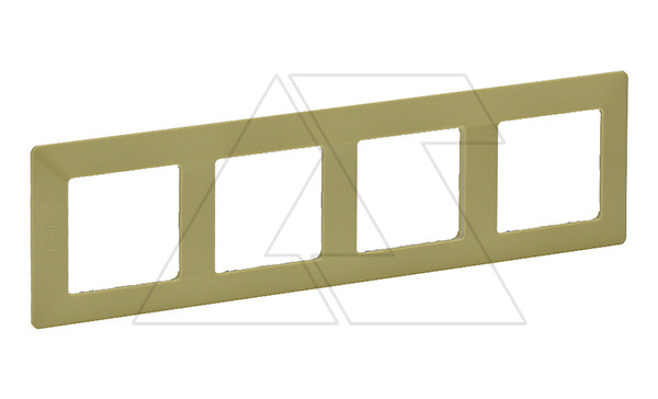 Valena Life - Рамка 4 поста верт/гориз, лайм