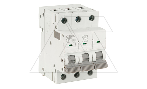 Авт. выключатель GYM9H-3P-40D, 3P, 40A, хар-ка D, 10kA, 3M