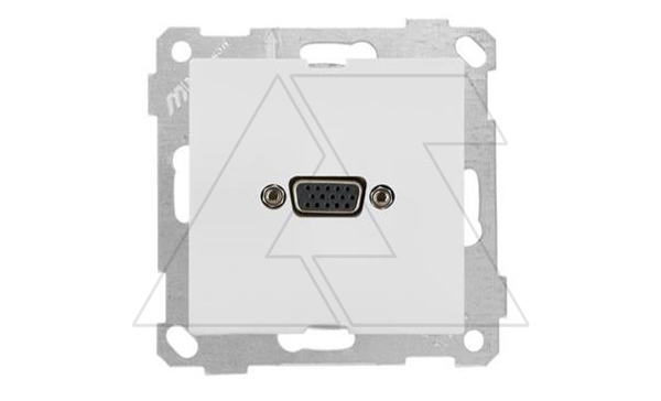 21 - Розетка VGA , белый