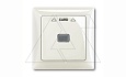 Basic 55 - Лицевая панель для выключателя с ключом-карточкой механизм 2025U (шале-белый) от интернет-магазина amperkin.by