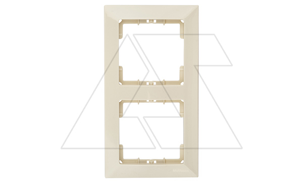 Candela - Рамка 2 поста, к механизмам серии 21, вертикальный монтаж, сл.кость