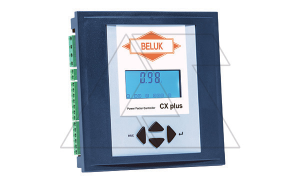 Регулятор BLR-ACXplus (ACXP06R-MB), 6(7) ступ., изм. THDI/THDU/°C, Umin/Umax, TTL интерфейс, авар. контакт, 90_550VAC, RS485 Modbus, фронт IP41