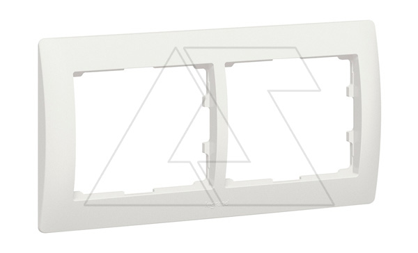 Galea Life - Рамка на 2 поста горизонтальная, Pearl