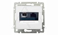 Valena - Розетка двойная RJ 45 кат. 5е UTP + RJ 11, белая от интернет-магазина amperkin.by
