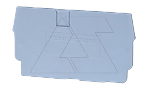 Крышка концевая EPCX4/3 /1,5mm, для клемм CX4/3,CXG4/3,CP4/3,CPG4/3, серая