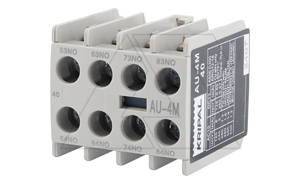Блок-контакт вспом. AU-4M, 4NO, фронт. монтаж, для мини-контакторов UKC, UKD