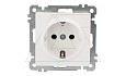 21 - Розетка 2P+E, белый от интернет-магазина amperkin.by