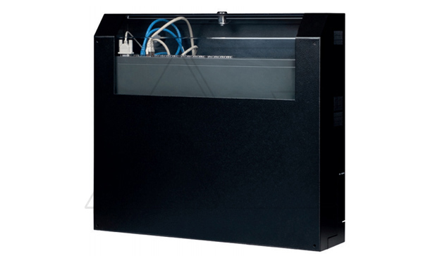 Щит телекоммуникационный 19", 5U (3U по вертикали+2U по горизонтали),  ВxШxГ 475x500x155мм SlimBOX, навесной, дверь стекло, черный