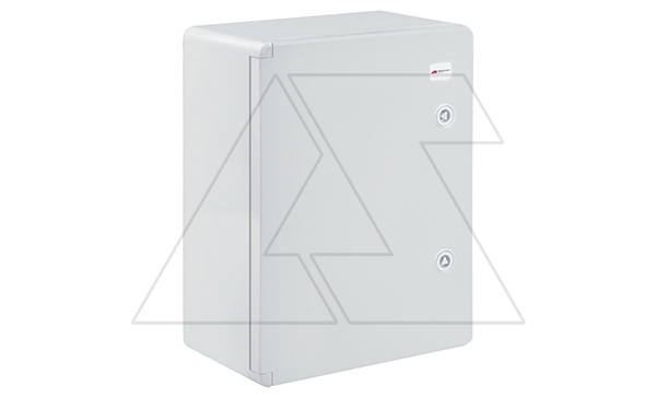 Щит навесной 400X300X170мм (ВхШхГ) с монт. панелью 345X235мм (ВхШ), с комплектом крепления на стену, дверь глухая, IP65, ABS пластик