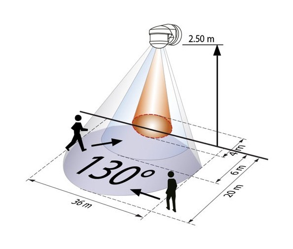 Датчик движения B.E.G. RC-plus next 130 (97021)
