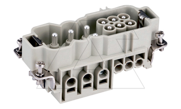 Вставка контактная, размер H16B, тип вилка, 6/6P+PE, 40/16A, 690/400V, винтовой зажим