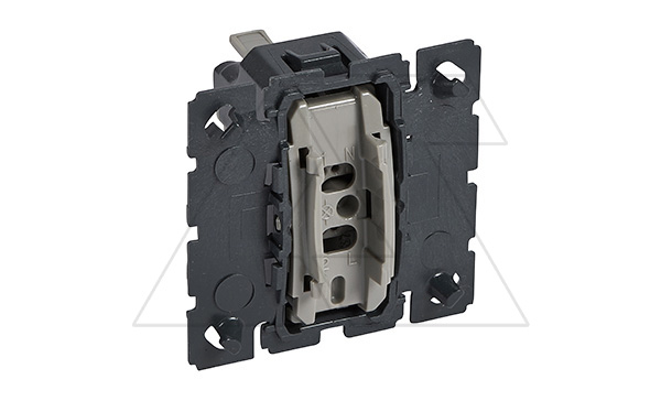 Celiane - Выключатель  6А, кнопочный, НО контакт, пруж.  зажимы, без лицевой панели