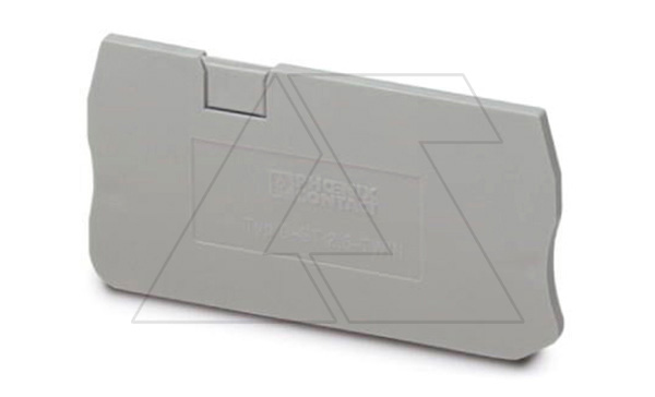 Крышка концевая D-ST 4-TWIN /2,2mm, для пружинных клемм ST 4-TWIN, серая