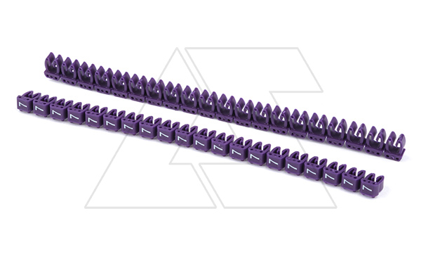 Маркировка кабельная KE1 d=0,75...1,5mm - «7» (фиолетовый) упак.500 шт