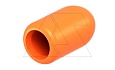 Колпачок GR KS 4,8 OR защитный, для срезанных концов проволочного лотка под Ø4,8мм, оранжевый, полиэтилен от интернет-магазина amperkin.by